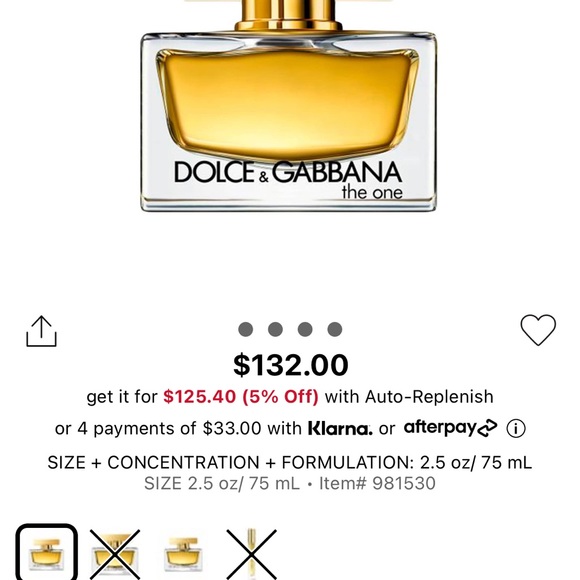 Dolce &Gabbana The One 75ml Parfume - Picture 5 of 5